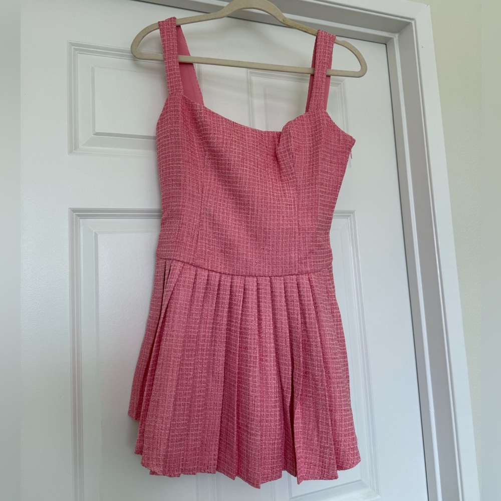 Alanis Mini Dress in Pink